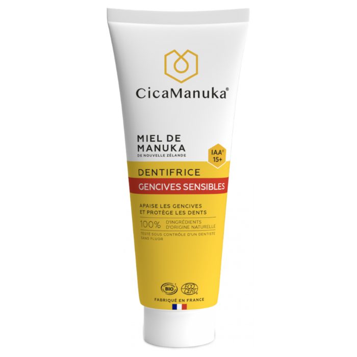 CICAMANUKA MIEL DE MANUKA IAA 15+ DENTIFRICE GENCIVES SENSIBLES 75 ML CICAMANUKA MIEL DE MANUKA IAA 15+ DENTIFRICE GENCIVES SENSIBLES 75 ML