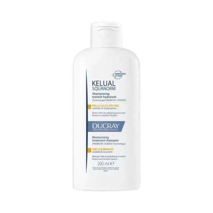 DUCRAY KELUAL SQUANORM SHAMPOOING TRAITANT HYDRATANT PELLICULES SECHES 200 ML DUCRAY KELUAL SQUANORM SHAMPOOING TRAITANT HYDRATANT PELLICULES SECHES 200 ML