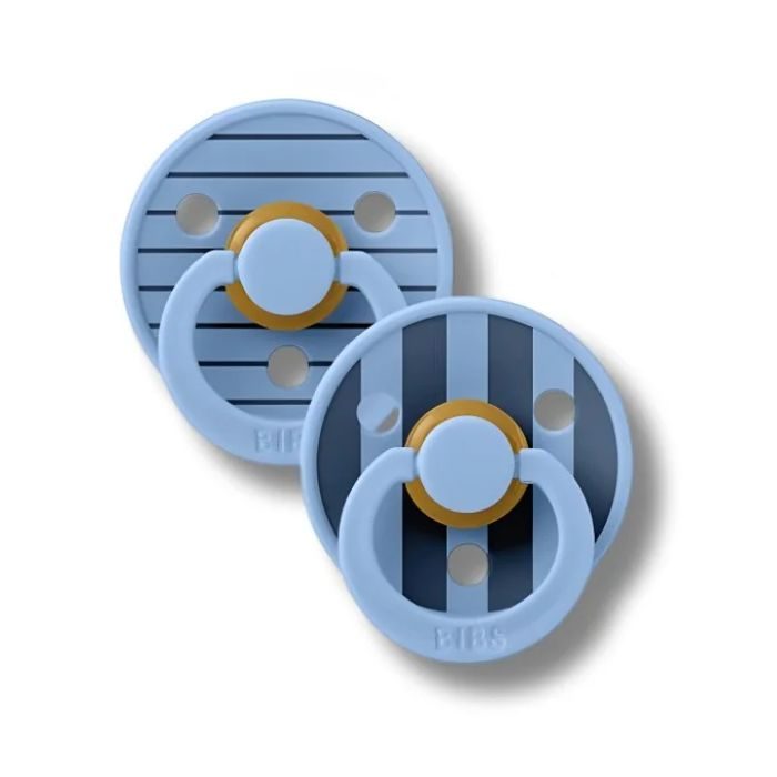 BIBS COLOUR NATURAL RUBBER SUCETTE RONDE STUDIO COLLECTION PACK DE 2 BLEU CIEL MIX 6MOIS+ BIBS COLOUR NATURAL RUBBER SUCETTE RONDE STUDIO COLLECTION PACK DE 2 BLEU CIEL MIX 6MOIS+