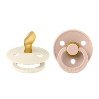 BIBS COLOUR PACIFIER SUCETTE ANATOMICAL PACK DE 2 IVOIRE ET BLUSH BIBS COLOUR PACIFIER SUCETTE ANATOMICAL PACK DE 2 IVOIRE ET BLUSH