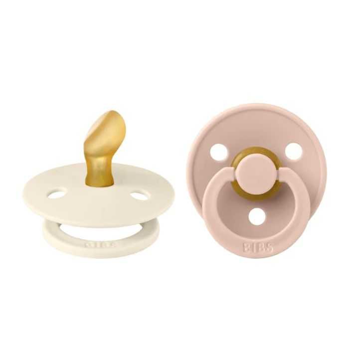 BIBS COLOUR PACIFIER SUCETTE ANATOMICAL PACK DE 2 IVOIRE ET BLUSH BIBS COLOUR PACIFIER SUCETTE ANATOMICAL PACK DE 2 IVOIRE ET BLUSH