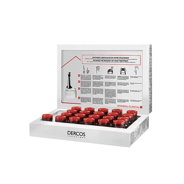 Vichy Dercos Aminexil CLINICAL 5 Ampoules Femme (21 amp) Vichy Dercos Aminexil CLINICAL 5 Ampoules Femme (21 amp)