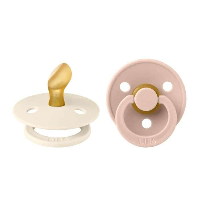 BIBS COLOUR PACIFIER SUCETTE ANATOMICAL PACK DE 2 IVOIRE ET BLUSH BIBS COLOUR PACIFIER SUCETTE ANATOMICAL PACK DE 2 IVOIRE ET BLUSH