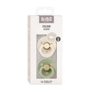 BIBS COLOUR PACIFIER SUCETTE ANATOMICAL IVOIRE ET SAUGE 6 MOIS+ BIBS COLOUR PACIFIER SUCETTE ANATOMICAL IVOIRE ET SAUGE 6 MOIS+