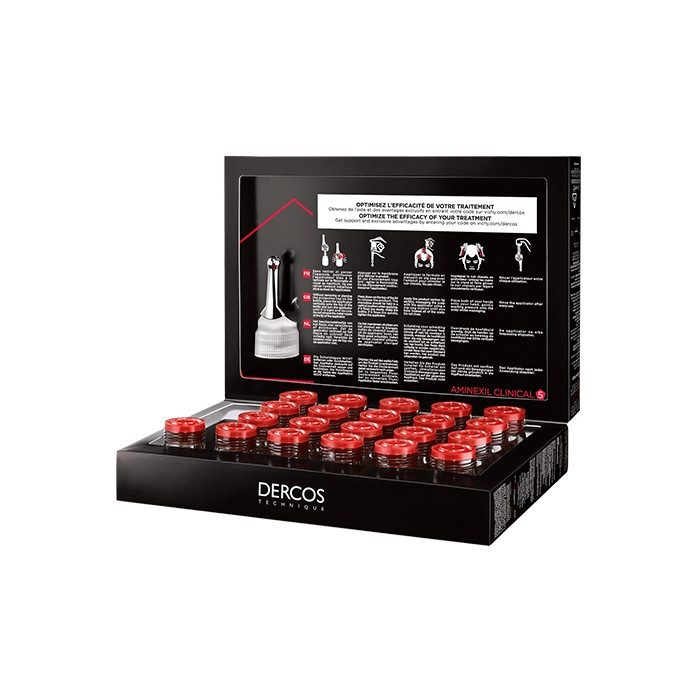 Vichy Dercos AMINEXIL CLINICAL 5 - Hommes ampoules antichute 21 ampoules Vichy Dercos AMINEXIL CLINICAL 5 - Hommes ampoules antichute 21 ampoules