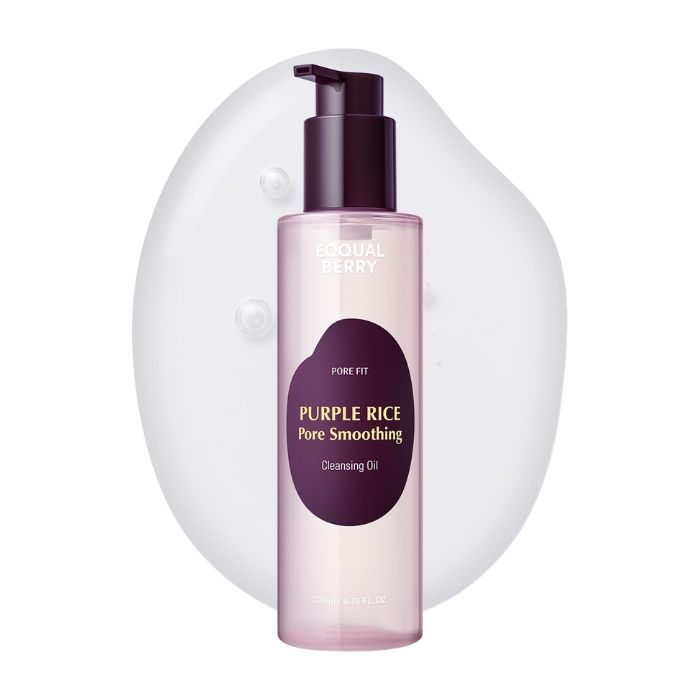 EQQUAL BERRY PURPLE RICE PORE SMOOTHING HUILE NETTOYANTE 200ML EQQUAL BERRY PURPLE RICE PORE SMOOTHING HUILE NETTOYANTE 200ML