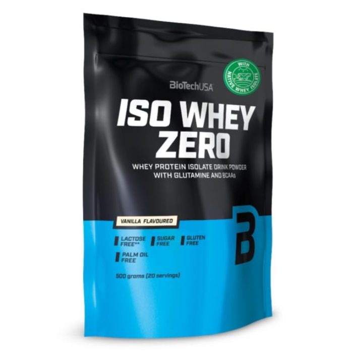 BIOTECHUSA ISO WHEY ZERO VANILLA FLAVOURED 500 G BIOTECHUSA ISO WHEY ZERO VANILLA FLAVOURED 500 G