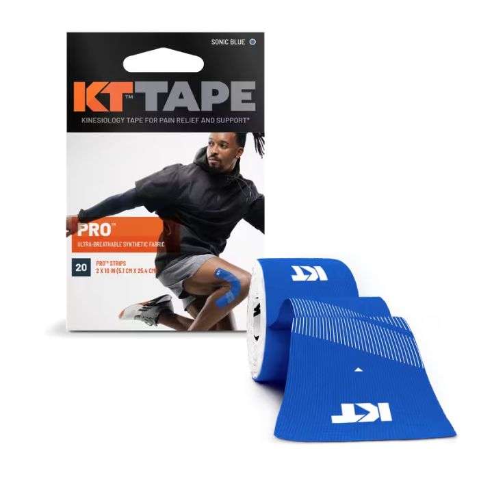 KT TAPE PRO EXTRA TISSU SYNTHETIQUE ULTRA RESPIRANT 20 STRIPS 5.1 X 25.4 CM SONIC BLEU KT TAPE PRO EXTRA TISSU SYNTHETIQUE ULTRA RESPIRANT 20 STRIPS 5.1 X 25.4 CM SONIC BLEU