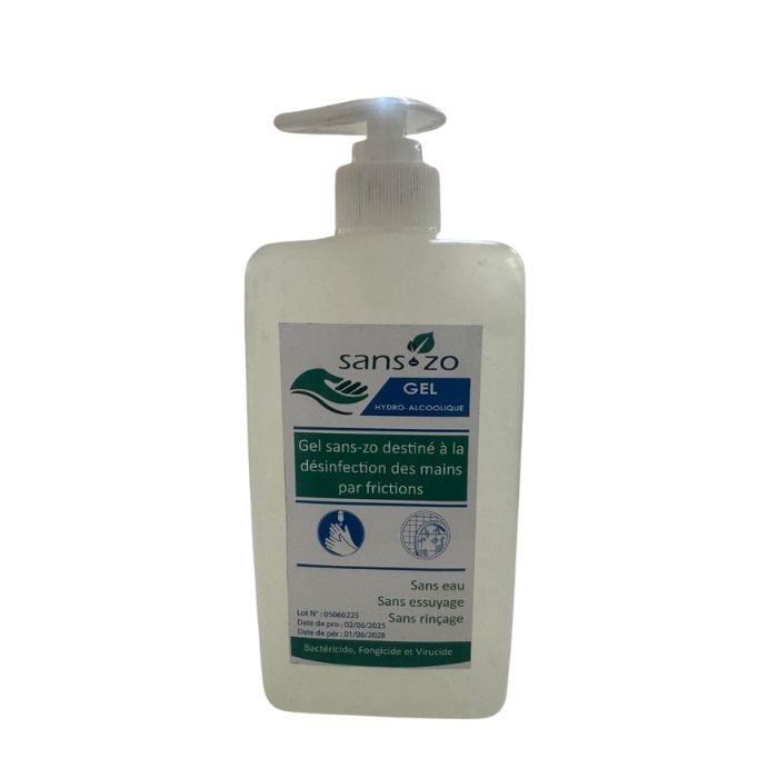 SANS ZO GEL HYDRO ALCOOLIQUE 500ML SANS ZO GEL HYDRO ALCOOLIQUE 500ML