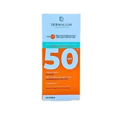 DERMALIUM CREME SOLAIRE INVISIBLE SPF 50+ PEAUX GRASSE 50ML DERMALIUM CREME SOLAIRE INVISIBLE SPF 50+ PEAUX GRASSE 50ML