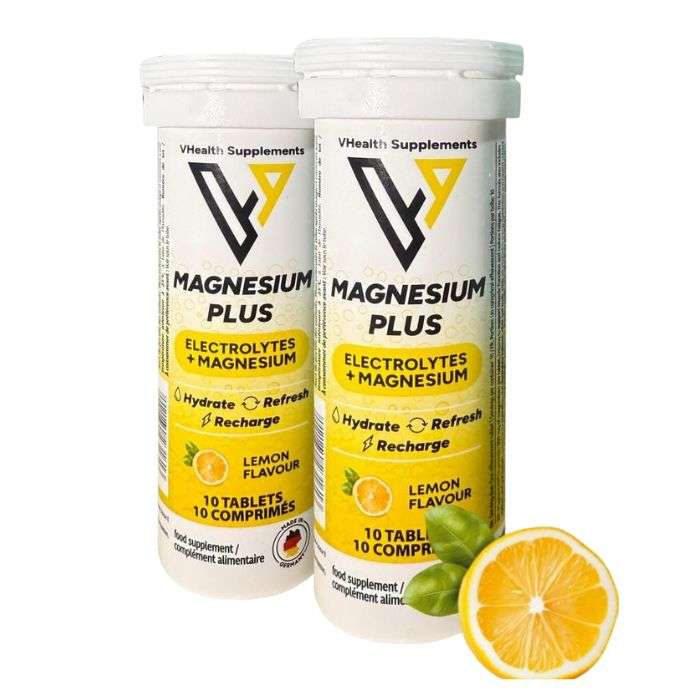 VHEALTH MAGNESIUM PLUS GOUT CITRON 10 COMPRIMES
