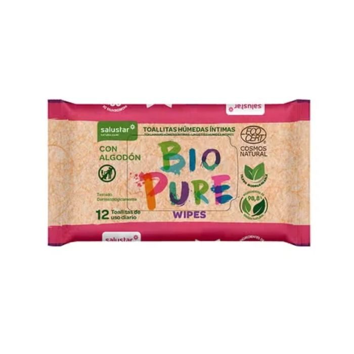 SALUSTAR BIO PURE LINGETTES INTIMES 12 UNITES SALUSTAR BIO PURE LINGETTES INTIMES 12 UNITES