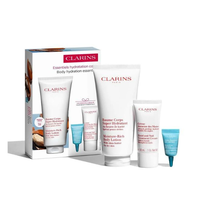 CLARINS COFFRET ESSENTIELS HYDRATATION CORPS CLARINS COFFRET ESSENTIELS HYDRATATION CORPS