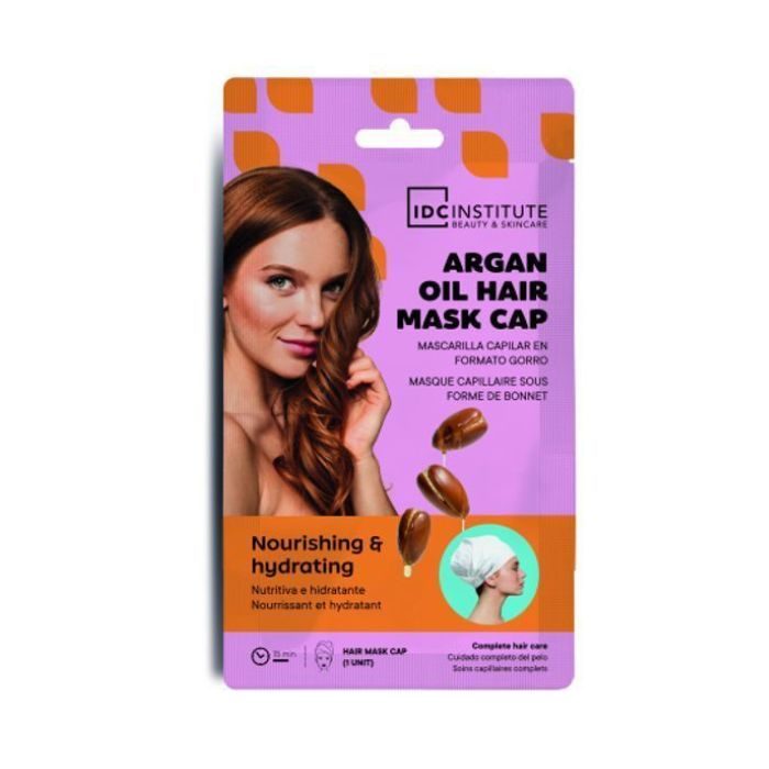 IDC INSTITUTE MASQUE CAPILLAIRE BONNET A L'HUILE D'ARGAN  IDC INSTITUTE MASQUE CAPILLAIRE BONNET A L'HUILE D'ARGAN