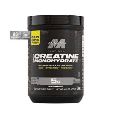 MUSCLETECH PLATINUM CREATINE 400 G SANS SAVEUR MUSCLETECH PLATINUM CREATINE 400 G SANS SAVEUR