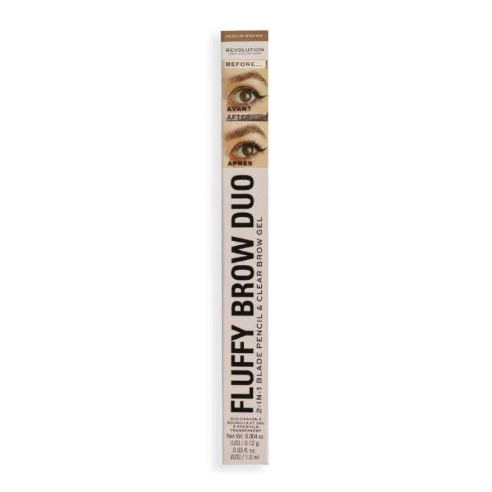 MAKEUP REVOLUTION FLUFFY BROW DUO MAKEUP REVOLUTION FLUFFY BROW DUO