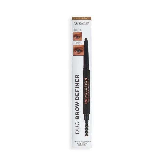 MAKEUP REVOLUTION DUO BROW DEFINER CRAYON A SOURCILS