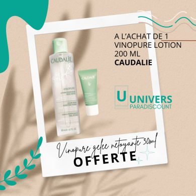 CAUDALIE OFFRE VINOPURE LOTION PURIFIANTE PEAU NETTE 200 ML CAUDALIE OFFRE VINOPURE LOTION PURIFIANTE PEAU NETTE 200 ML