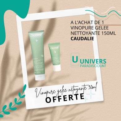CAUDALIE VINOPURE GELEE NETTOYANTE PURIFIANTE150 ML