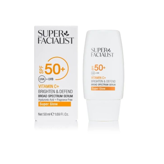 SUPER FACIALIST VITAMIN C+ BRIGHTEN DEFEND BROAD SPECTRUM SERUM SPF50+ 50ML SUPER FACIALIST VITAMIN C+ BRIGHTEN DEFEND BROAD SPECTRUM SERUM SPF50+ 50ML
