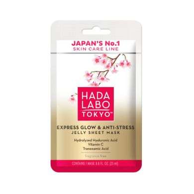 HADA LABO EXPRESS GLOW AND ANTI-STRESS JELLY SHEET MASK 20ML HADA LABO EXPRESS GLOW AND ANTI-STRESS JELLY SHEET MASK 20ML
