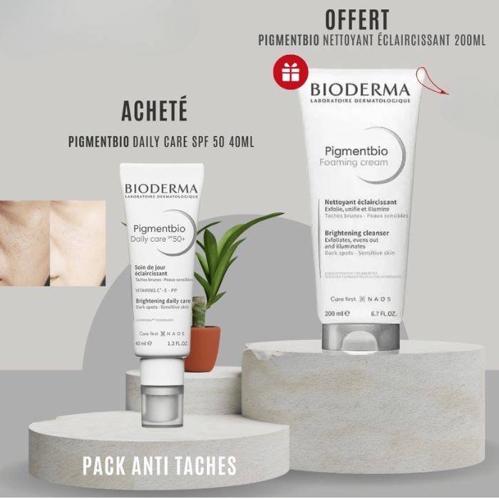 BIODERMA OFFRE PIGMENTBIO SOIN DE JOUR ECLAIRCISSANT 40 ML SPF 50 + PIGMENTBIO NETTOYANT 200ML BIODERMA OFFRE PIGMENTBIO SOIN DE JOUR ECLAIRCISSANT 40 ML SPF 50 + PIGMENTBIO NETTOYANT 200ML
