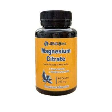 MIELII GREEN MAGNESIUM CITRATE 60 GELULES 300MG MIELII GREEN MAGNESIUM CITRATE 60 GELULES 300MG