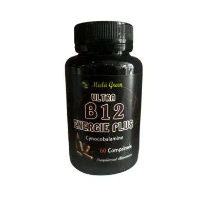 MIELII GREEN ULTRA B12 ENERGIE PLUS 60 COMPRIMES  MIELII GREEN ULTRA B12 ENERGIE PLUS 60 COMPRIMES