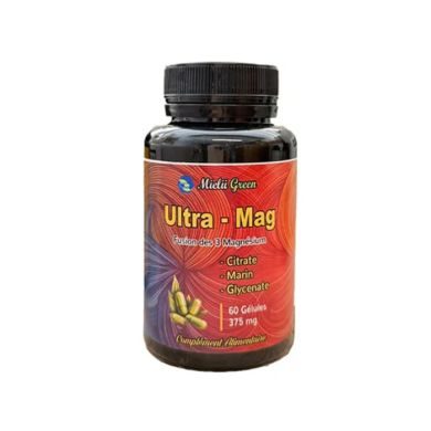 MIELII GREEN ULTRA MAG 60 GELULES 375MG MIELII GREEN ULTRA MAG 60 GELULES 375MG