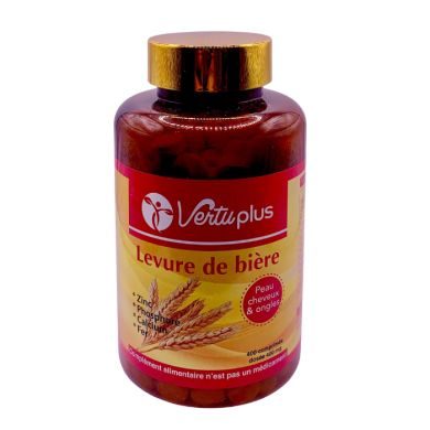 VERTUPLUS LEVURE DE BIERE PEAU CHEVEUX ET ONGLES 400 COMPRIMES VERTUPLUS LEVURE DE BIERE PEAU CHEVEUX ET ONGLES 400 COMPRIMES