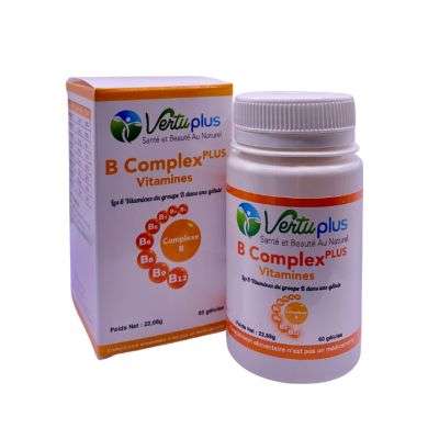 VERTUPLUS B COMPLEX PLUS VITAMINE 60 GELULES VERTUPLUS B COMPLEX PLUS VITAMINE 60 GELULES