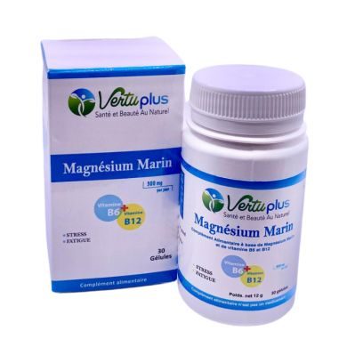 VERTUPLUS MAGNESIUM MARIN STRESS ET FATIGUE 30 GELULES VERTUPLUS MAGNESIUM MARIN STRESS ET FATIGUE 30 GELULES