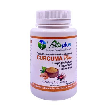 VERTUPLUS CURCUMA PLUS 60 GELULES
