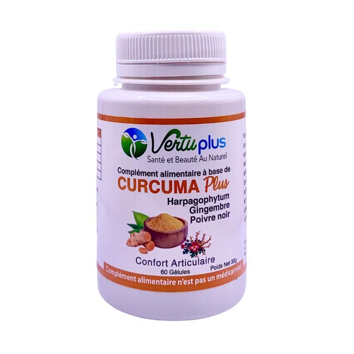 VERTUPLUS CURCUMA PLUS 60 GELULES VERTUPLUS CURCUMA PLUS 60 GELULES