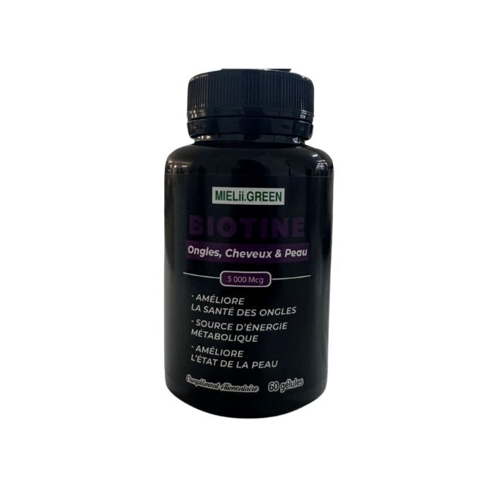 MIELII GREEN BIOTINE 60 GELULES MIELII GREEN BIOTINE 60 GELULES