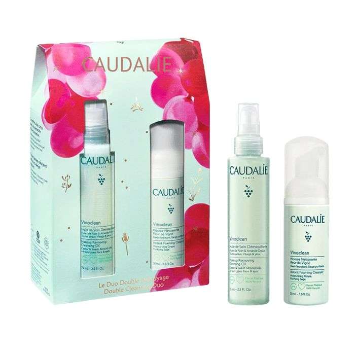 CAUDALIE LE DUO DOUBLE NETTOYAGE CAUDALIE LE DUO DOUBLE NETTOYAGE