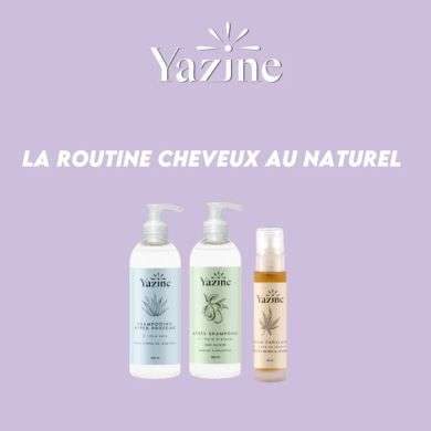 YAZINE ROUTINE CHEVEUX AU NATUREL YAZINE ROUTINE CHEVEUX AU NATUREL