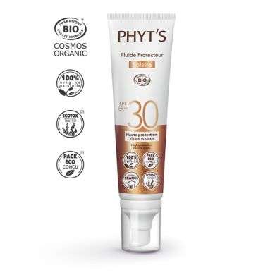 PHYTS FLUIDE PROTECTEUR SOLAIRE SPF30 100ML PHYTS FLUIDE PROTECTEUR SOLAIRE SPF30 100ML