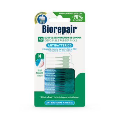BIOREPAIR BROSSETTE INTERDENTAIRE JETABLES 40 PIECES TAILLE M BIOREPAIR BROSSETTE INTERDENTAIRE JETABLES 40 PIECES TAILLE M