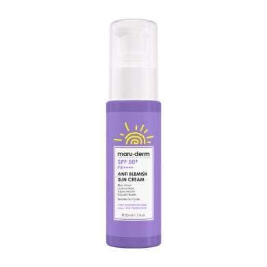 MARU DERM SPF50+ PA++++ CREME SOLAIRE ANTI BLEMISH 50ML MARU DERM SPF50+ PA++++ CREME SOLAIRE ANTI BLEMISH 50ML