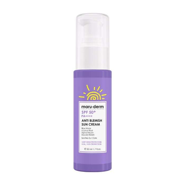 MARU DERM SPF50+ PA++++ CREME SOLAIRE ANTI BLEMISH 50ML MARU DERM SPF50+ PA++++ CREME SOLAIRE ANTI BLEMISH 50ML