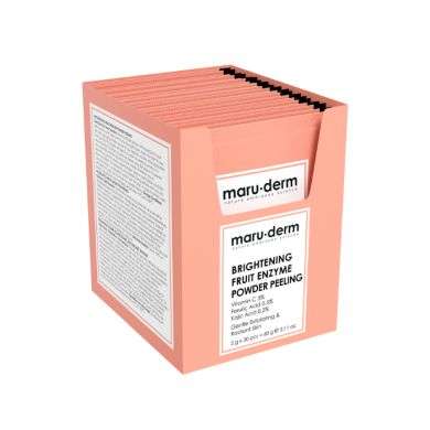 MARU DERM PEELING ECLAIRCISSANTE AUX ENZYMES DE FRUITS EN POUDRE 60G MARU DERM PEELING ECLAIRCISSANTE AUX ENZYMES DE FRUITS EN POUDRE 60G