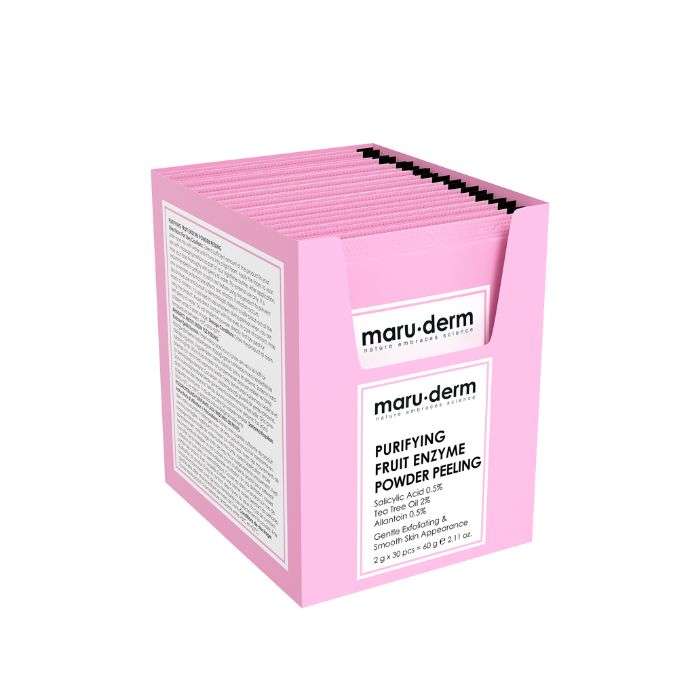 MARU DERM PEELING PURIFIANT AUX ENZYMES DE FRUITS EN POUDRE 60G 30 PCS MARU DERM PEELING PURIFIANT AUX ENZYMES DE FRUITS EN POUDRE 60G 30 PCS