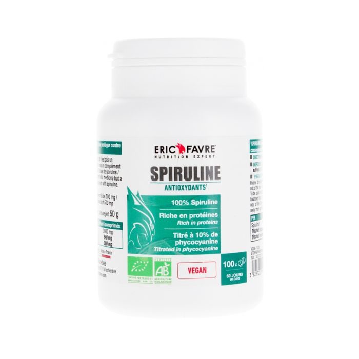 ERIC FAVRE SPIRULINE BIO 100 COMPRIMES ERIC FAVRE SPIRULINE BIO 100 COMPRIMES