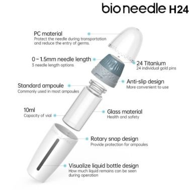 BIO NEEDLE ADJUSTABLE NEEDLE SIZE H24 BIO NEEDLE ADJUSTABLE NEEDLE SIZE H24