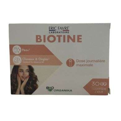 ERIC FAVRE BIOTINE 30 COMPRIMES ERIC FAVRE BIOTINE 30 COMPRIMES
