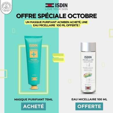 ISDIN OILY SKIN ACNIBEN MASQUE VISAGE PURIFIANT 75 ML ISDIN OILY SKIN ACNIBEN MASQUE VISAGE PURIFIANT 75 ML