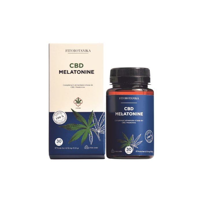 FITOBOTANIKA CBD MELATONINE 30 GELULES FITOBOTANIKA CBD MELATONINE 30 GELULES
