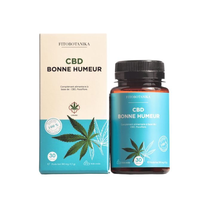 FITOBOTANIKA CBD BONNE HUMEUR 30 GELULES FITOBOTANIKA CBD BONNE HUMEUR 30 GELULES