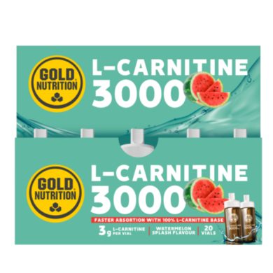 GOLD NUTRITION L-CARNITINE 3000 CALIFORNIA WATERMELON FLAVOUR 20 UNIDOSES GOLD NUTRITION L-CARNITINE 3000 CALIFORNIA WATERMELON FLAVOUR 20 UNIDOSES